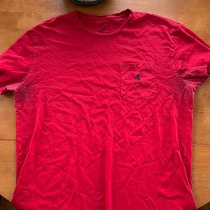 * Final Price * Polo Ralph Loren Red Pocket Tee